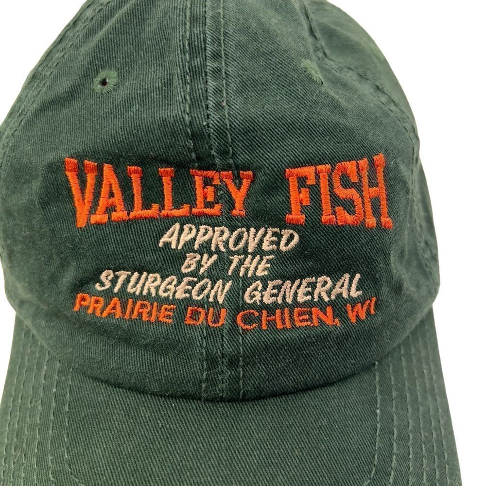 OTTO Green VALLEY FISH APPROVED BY THE STURGEON GENERAL PRAIRIE DU CHIEN, WI